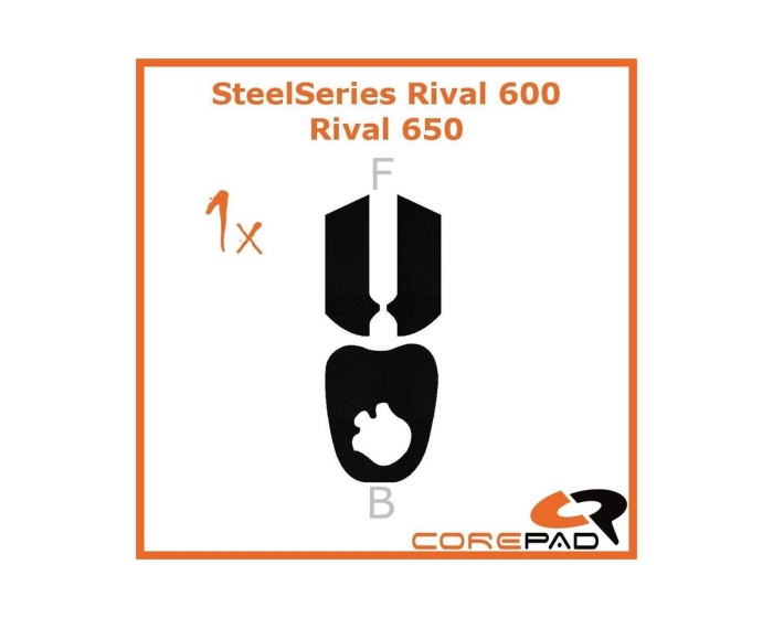 Corepad Grips til SteelSeries Rival 600/650