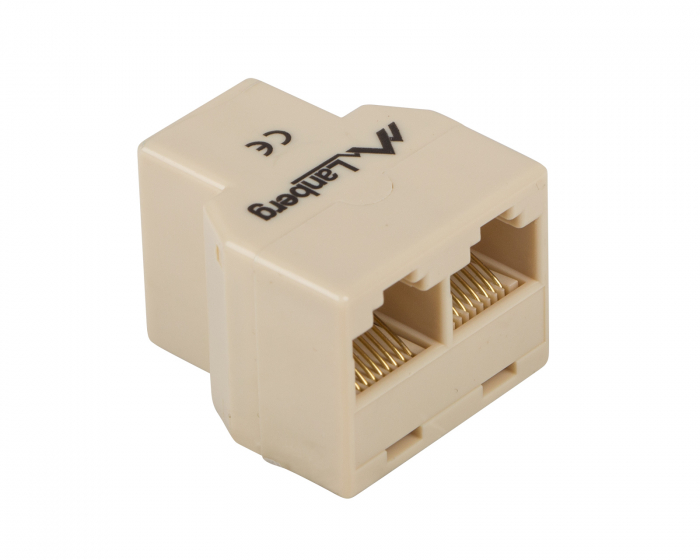 Lanberg Splitter for Nettverkskabel RJ45 til 2xRJ45