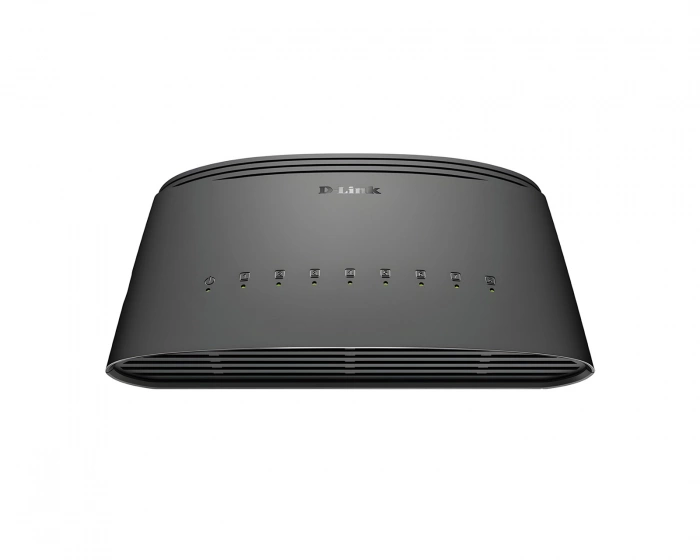 D-Link DGS-1008D Nettverk Switch 8x 10/100/1000 - Svart