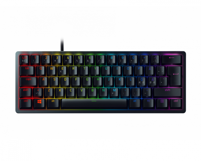 Razer Huntsman Mini Svart - Optisk Gaming Tastatur [Clicky Purple Switch]