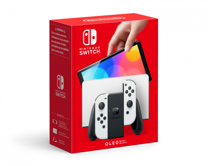 Nintendo Switch Konsoll OLED - Svart & Hvit