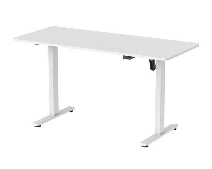 MaxMount Hev- og senkbare Skrivebord (1400X600) - Hvit