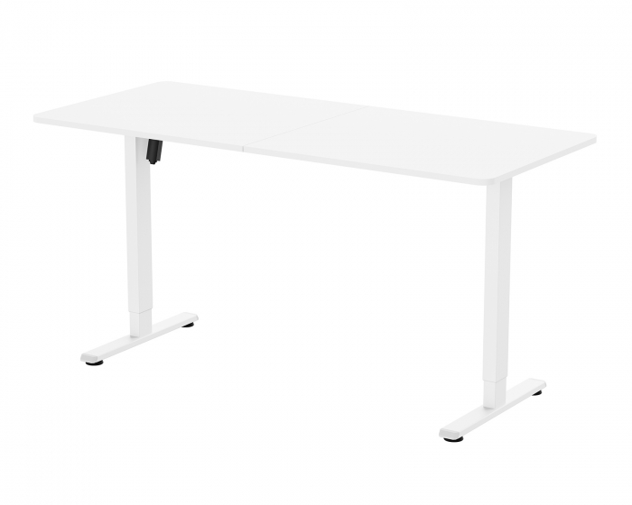MaxMount Hev- og senkbare Skrivebord 160 x 70 cm - Hvit