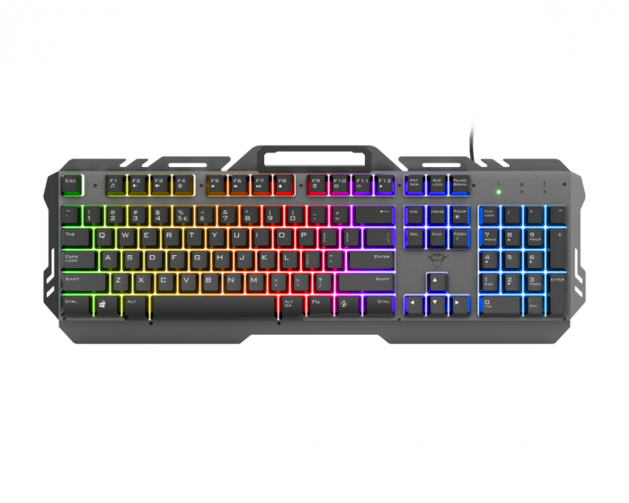 Trust GXT 853 Esca Metal Tastatur