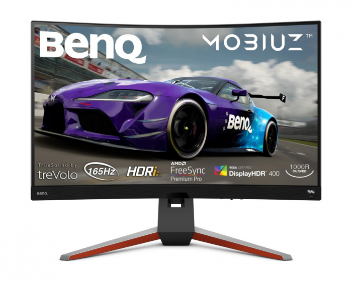 BenQ MOBIUZ EX3210R Curved 32” 165Hz 1ms VA AMD FreeSync Premium Pro QHD Gamingskjerm