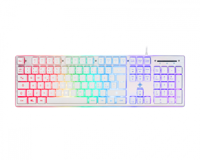 Deltaco Gaming WK75 RGB Tastatur - Hvit