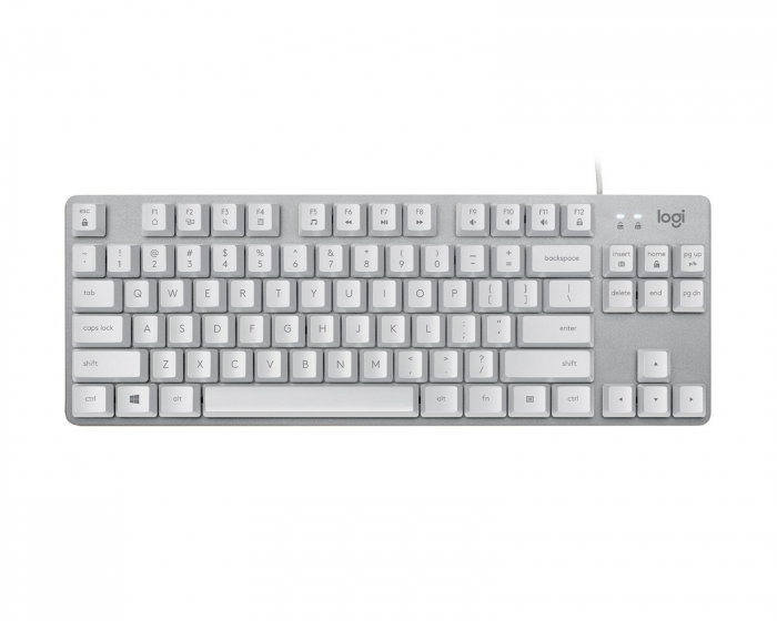 Logitech K835 TKL Tastatur [TTC Red] - Hvit/Sølv
