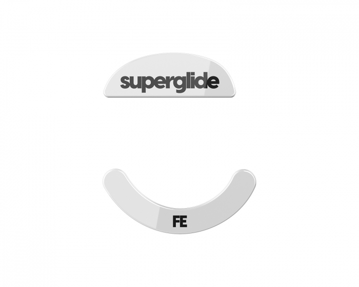 Superglide Glass Skates til Pulsar Xlite/V2/V2 Mini/V3 - Hvit