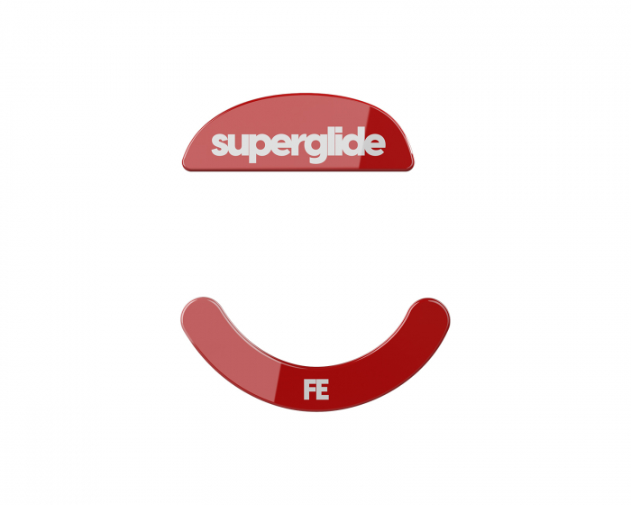 Superglide Glass Skates til Pulsar Xlite Series - Rød