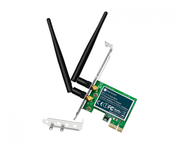 TP-Link TL-WN881ND PCIe Network Adapter, 2.4GHz, 802.11n, 300Mbps - Nettverkskort