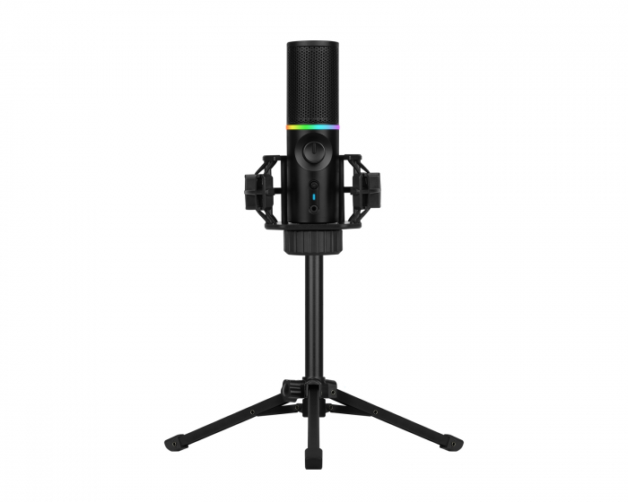 Streamplify MIC - RGB Tripod Mikrofon - Svart