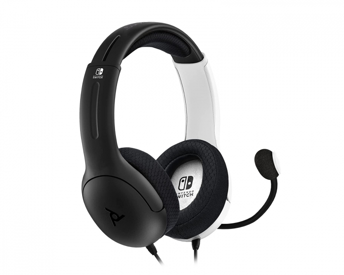 PDP LVL40 Stereo Gaming Headset (Nintendo Switch) - Svart/Hvit