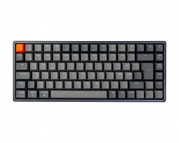 Keychron K2 V2 RGB Trådløs Hotswap Aluminium Tastatur  [Gateron Red]
