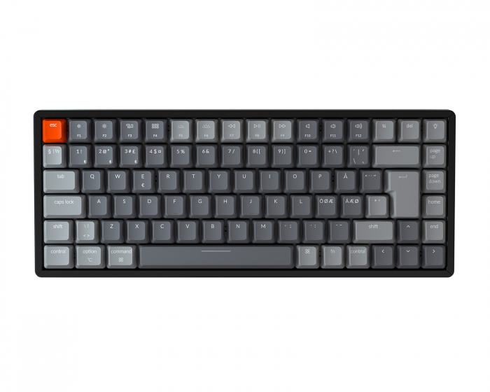 Keychron K2 V2 RGB Trådløs Aluminium Tastatur [Gateron Blue]