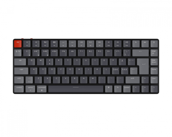 Keychron K3 V2 RGB Low Profile Hotswap Trådløs Tastatur [Keychron Optical Brown]