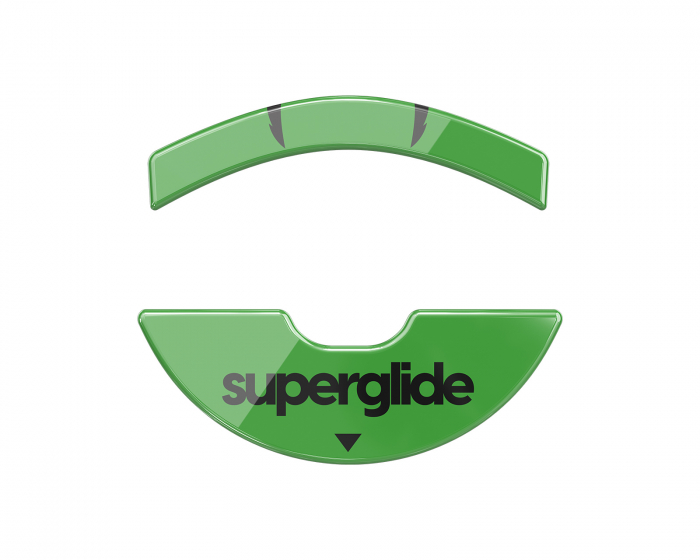 Superglide Glass Skates till Razer Viper 8K/Hyperspeed - Grønn