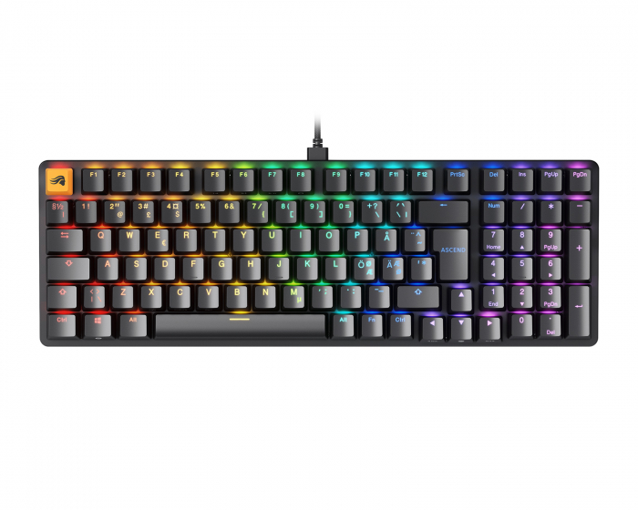 Glorious GMMK 2 96% Pre-Built Tastatur [Fox Linear] - Svart