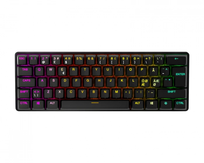 SteelSeries Apex Pro Mini Wireless RGB Trådløs Tastatur - Svart