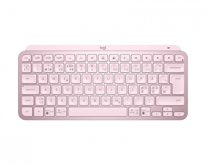 Logitech MX Keys Mini Wireless Keyboard - Trådløs Tastatur - Rose