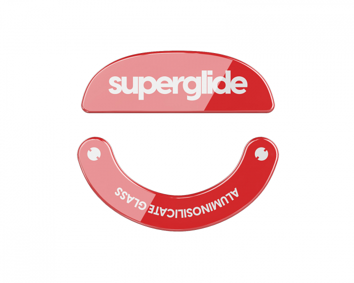 Superglide Glass Skates Type-S til Pulsar X2 Series - Rød