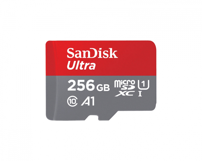 SanDisk Ultra microSDXC 256GB Minnekort - UHS-I U1, Class 10, A1 120MB/s