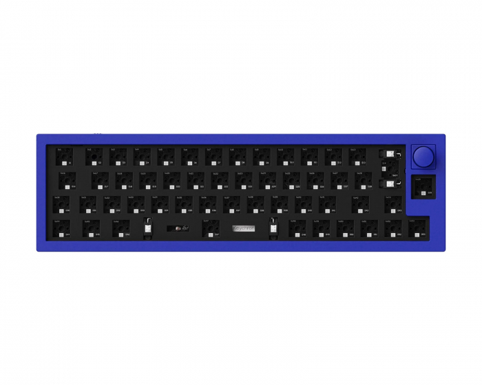 Keychron Q9 QMK 40% ISO Barebone Knob Version RGB Hot-Swap - Blå