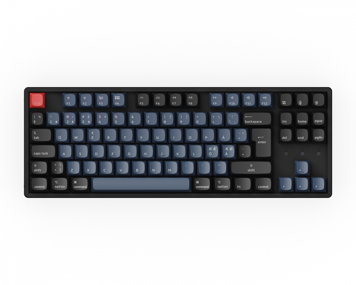 Keychron K8 Pro TKL RGB Aluminium Hotswap Trådløs Tastatur [Gateron G Pro Red]