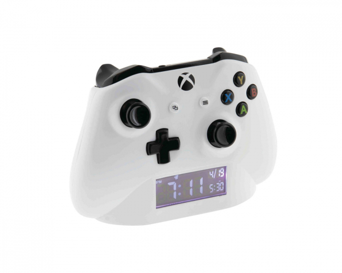 Paladone Xbox Alarm Clock - Hvit Digital Vekkerklokke