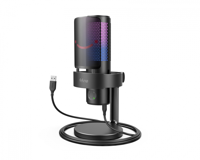 Fifine AMPLIGAME A9 USB Gaming Mikrofon RGB - Svart