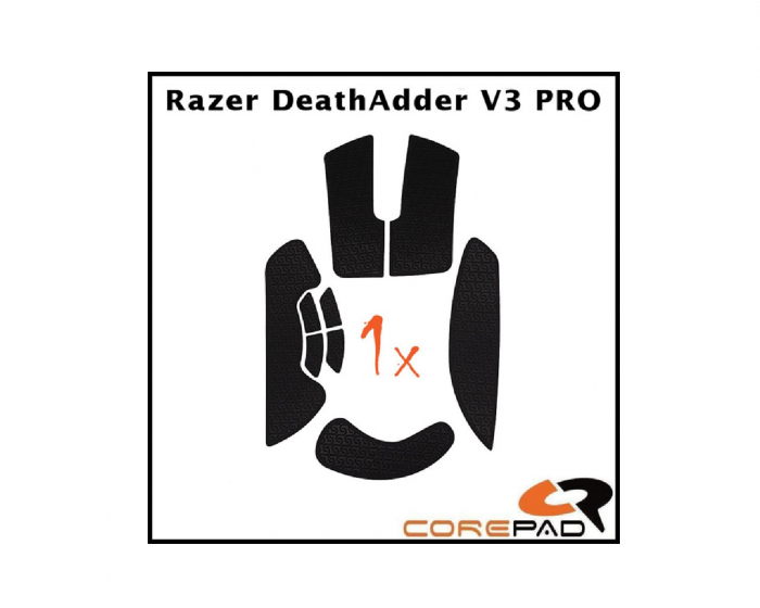 Corepad Soft Grips til Razer DeathAdder V3 PRO - Blå