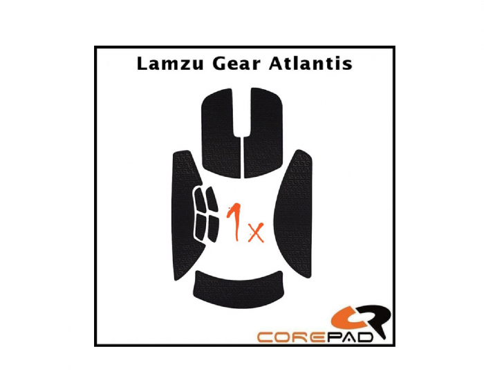 Soft Grips til Lamzu Atlantis - Hvid