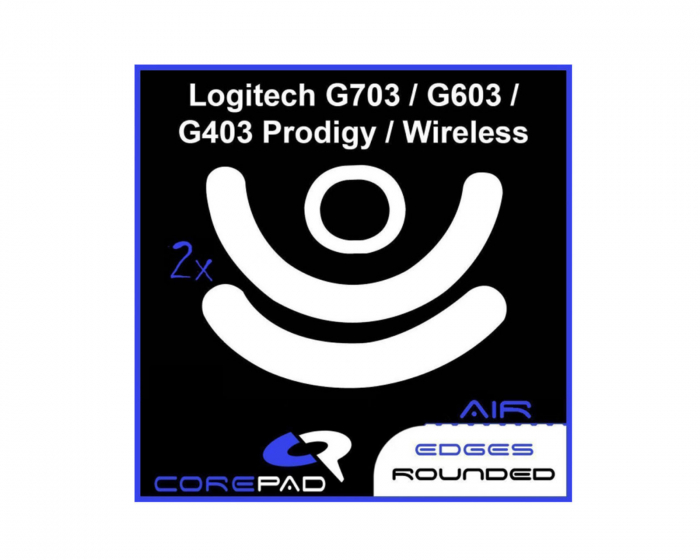 Corepad Skatez AIR til Logitech G703 / G603 / G403 Prodigy / Wireless