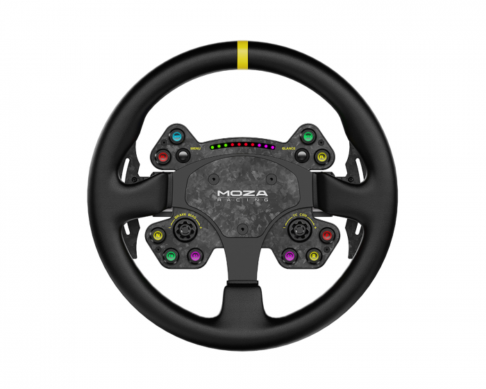 Moza Racing RS v2 Steering Wheel Round Leather - 33cm Ratt