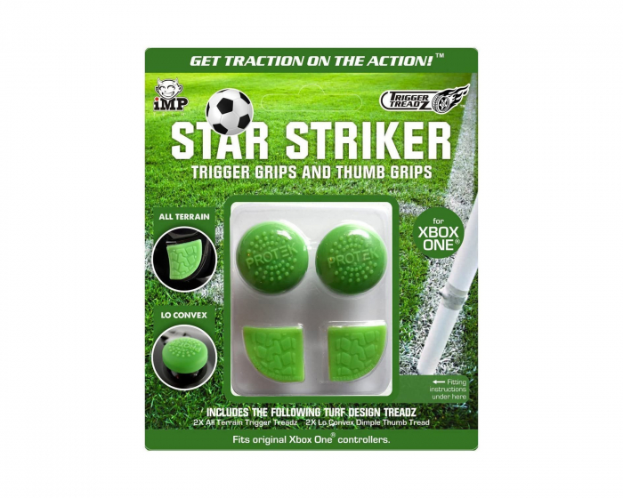 Trigger Treadz Xbox Star Striker Trigger & Thumb Grips - Grips til Xbox  Kontroller