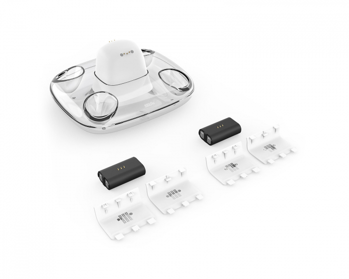 8Bitdo Dual Charging Dock til Xbox Wireless Controllers - Hvit
