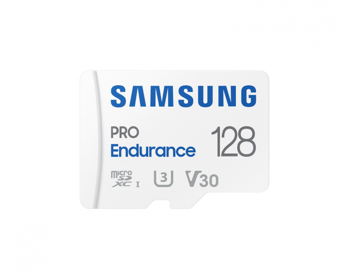 Samsung PRO Endurance microSDXC 128GB & SD Adapter - Minnekort