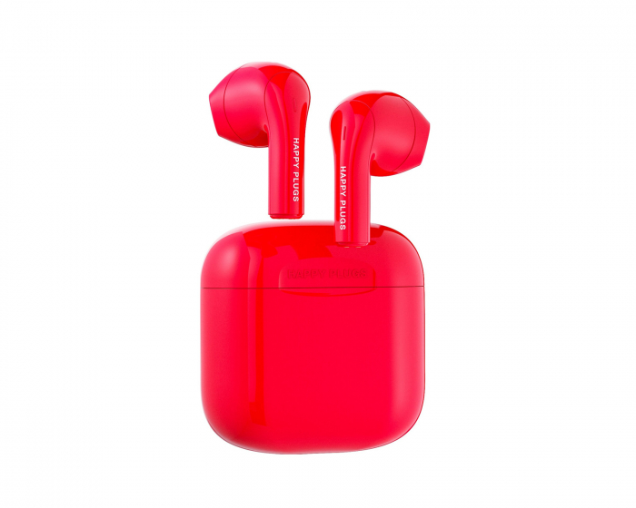 Happy Plugs Joy True Wireless Headphones - TWS In-Ear Hodetelefoner - Rød