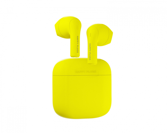 Happy Plugs Joy True Wireless Headphones - TWS In-Ear Hodetelefoner - Neon Yellow