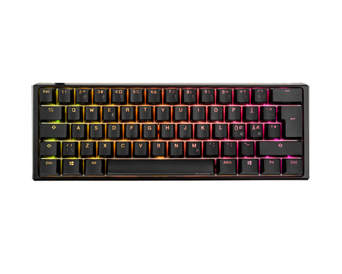 Ducky ONE 3 Mini Classic Black RGB Hotswap Tastatur [MX Silent Red]