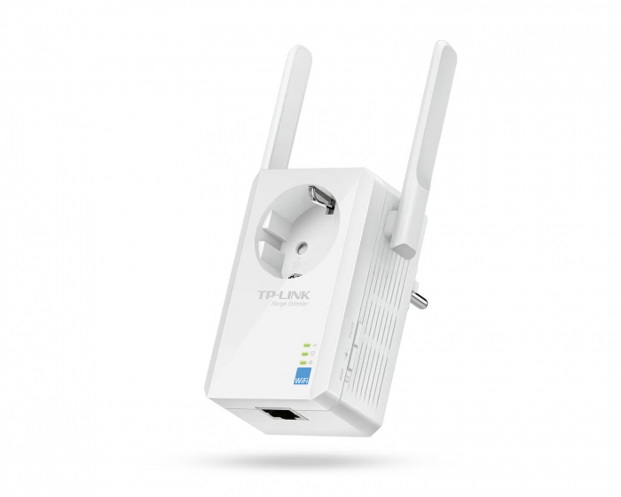 TP-Link TL-WA860RE Wi-Fi Range Extender with AC Passthrough, WiFi Nettverksforsterke 300Mbps