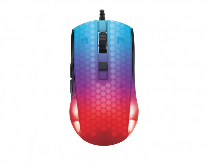 Deltaco Gaming DM310 Semi-Transparent RGB Gaming Mus - Svart