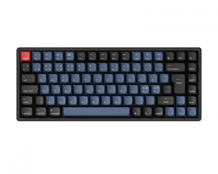 Keychron K2 Pro Trådløs Tastatur RGB Aluminium [K Pro Brown]