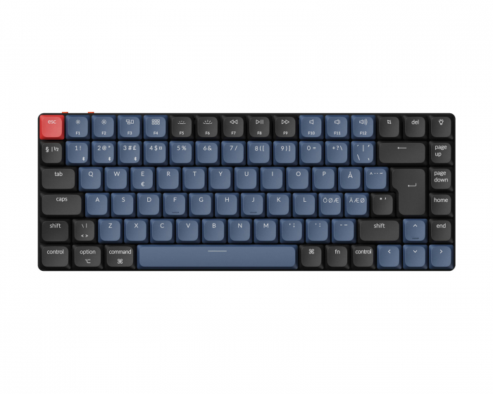 Keychron K3 Pro Low Profile Hotswap Trådløs Tastatur RGB Aluminium [Gateron Red]