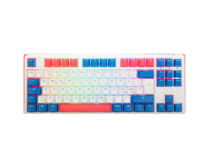 Ducky ONE 3 TKL Bon Voyage RGB Hotswap Tastatur [MX Silver]