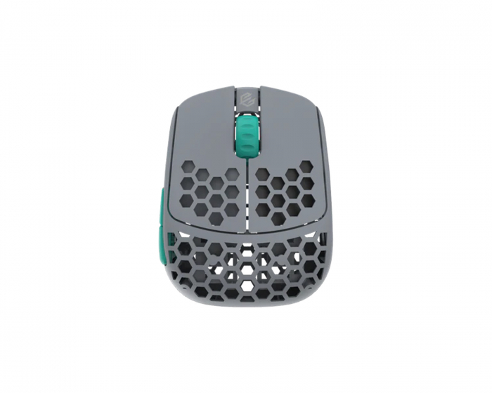 G-Wolves HSK Pro 4K Wireless Mouse - Fingertip Trådløs Gaming Mus - Grå/Grønn