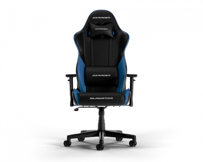 DXRacer GLADIATOR L Svart & Blå PVC Lær