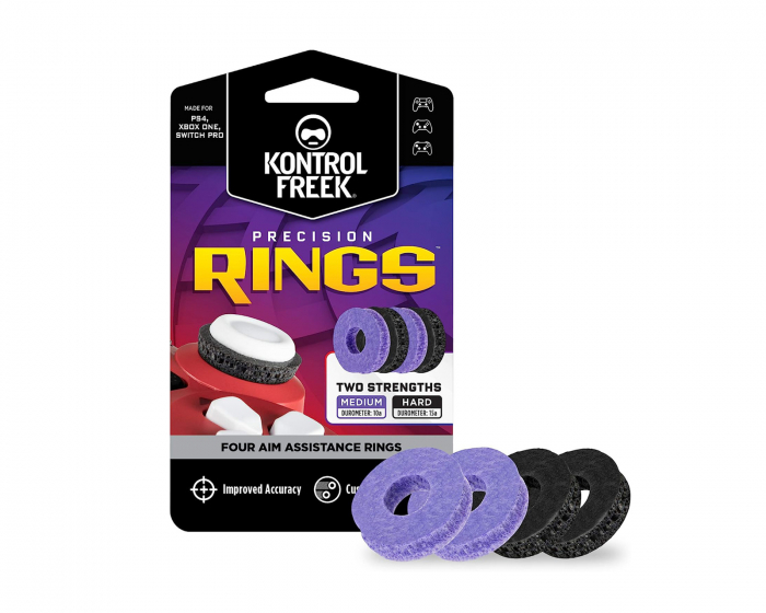 KontrolFreek Precision Rings - (Svart/Lilla)