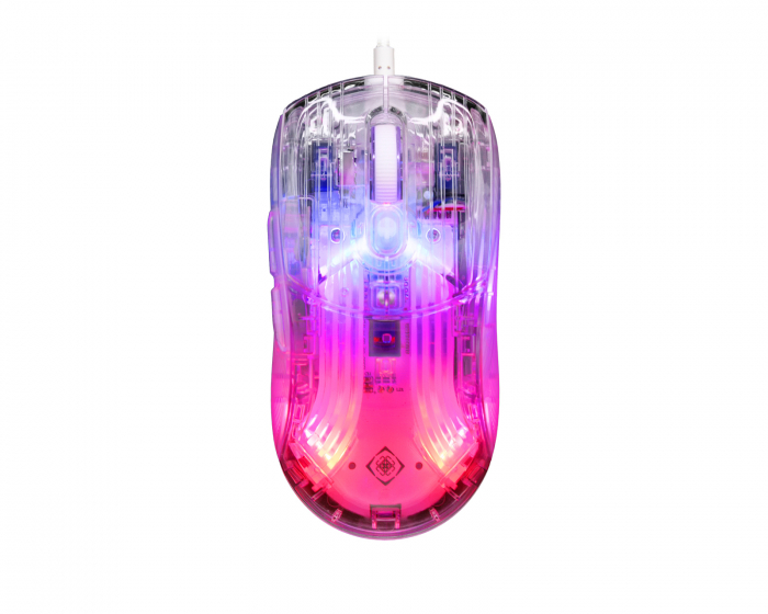 Deltaco Gaming DM330 Transparent RGB Gaming Mus