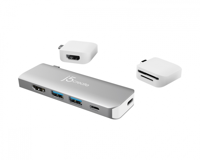 j5create ULTRADRIVE Kit - USB-C Dual-Display Modular Dock