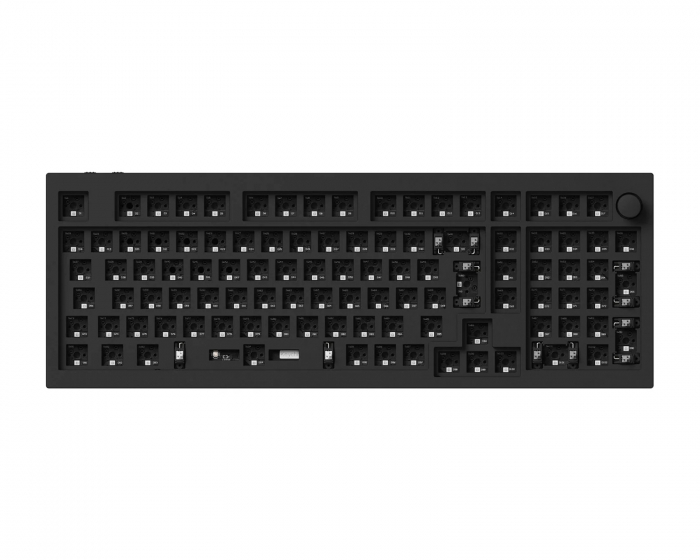 Keychron Q5 Pro QMK 96% RGB Backlight ISO Knob Version - Barebone - Carbon Black